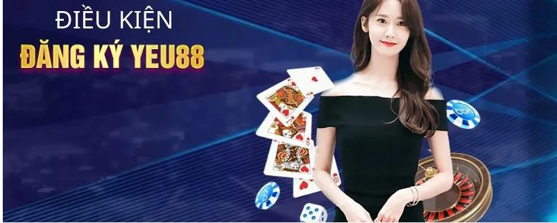 Thao tác đăng ký tài khoản Yeu88